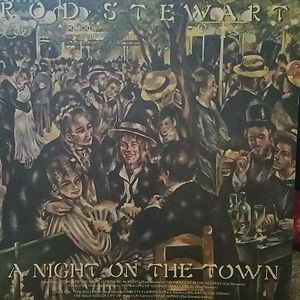 Rod Stewart A Night if the Town  Vinyl Record